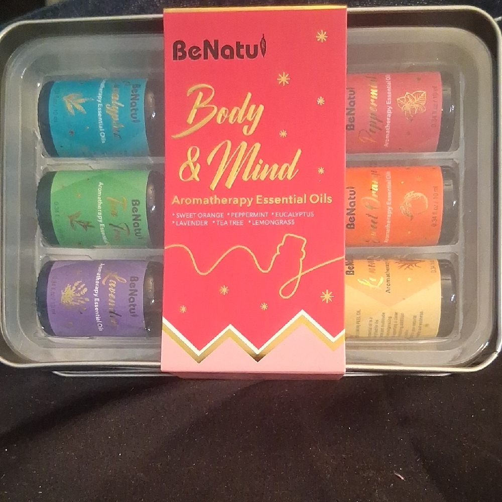 BeNatu Body & Mind Aromatherapy Essential Oil Gift Set - Multi